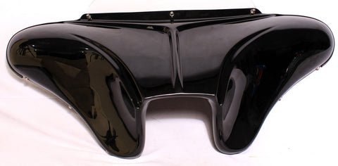 DOUBLE DIN PAINTED Batwing Fairing Windshield For Harley Dyna Low Rider 2005- earlier