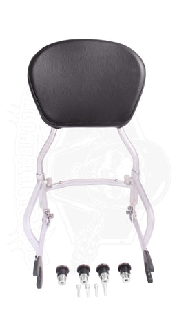 Chrome Backrest Sissy Bar w/ Mounting Spools Fit For Indian Chieftain 2014-2022