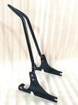 BLACK TALL BACKREST SISSY BAR 4 HARLEY MOTORCYCLE SOFTAIL FATBOY FXST FXSTB NEW