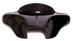 Talon Billets - DOUBLE DIN RADIO PAINTED BATWING FAIRING WINDSHIELD 4 HARLEY TOURING ROAD KING ELECTRA GLIDE