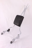 Talon Billets - REAR TALL BACKREST SISSY BAR PAD HARLEY TOURING ROAD KING STREET ELECTRA PASSENG