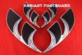Talon Billets - COMBO FOOTBOARDS FRONT REAR  FLOOR BOARDS HARLEY TOURING FL SOFTAIL FOOTPEGS