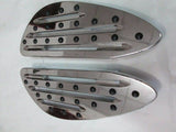 Talon Billets - CHROME FOOTPEGS FLOORBOARDS FOOTBOARDS BOARDS REAR HARLEY TOURING SOFTAIL