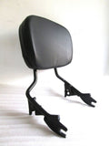 Talon Billets - Y38 N4 Black Backrest Sissy Bar 4 Harley Touring Road King 09-21 Glide Street Electra Black