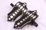 Talon Billets - FRONT FOOTPEGS FOOTBOARDS FLOORBOARDS PEGS BOARD FOOTREST YAMAHA 01-16 FZ-1/1000
