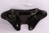 Talon Billets - F10 Gc 6.5" Speaker Batwing Fairing Windshield For Dyna Wide Glide 2005- Earlier