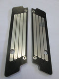 Talon Billets - ANODIZED Billet CNC Saddlebags Latch Cover Face  Harley Touring SOFTAIL FL 93-13