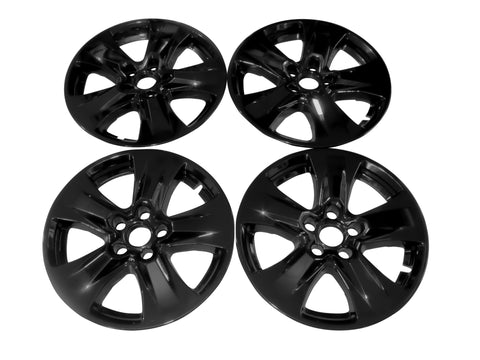 4 fit Toyota RAV4 XLE 2019-2023 Black 17" Wheel Skins Hub Caps Rim Skin Covers u