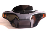 Talon Billets - Batwing Fairing Windshield KAWASAKI VULCAN 1700 Classic LT 2009- ABS Amber Light