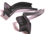 Talon Billets - Rear Bumper Fillers (2 Pcs) 4 1975-1976 Chevrolet Caprice Black Fiberglass FRP