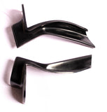 Talon Billets - Rear Bumper Fillers (2 Pcs) 4 1975-1976 Chevrolet Caprice Black Fiberglass FRP