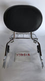 USED BACKREST SISSY BAR WITH RACK 4 HARLEY TOURING ROAD KING STREET GLIDE  09-22