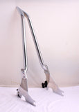 TALL BAGGER BACKREST SISSY BAR 4 HARLEY 2004-23 XL XLH SPORTSTER CHROME 1.5" TUB